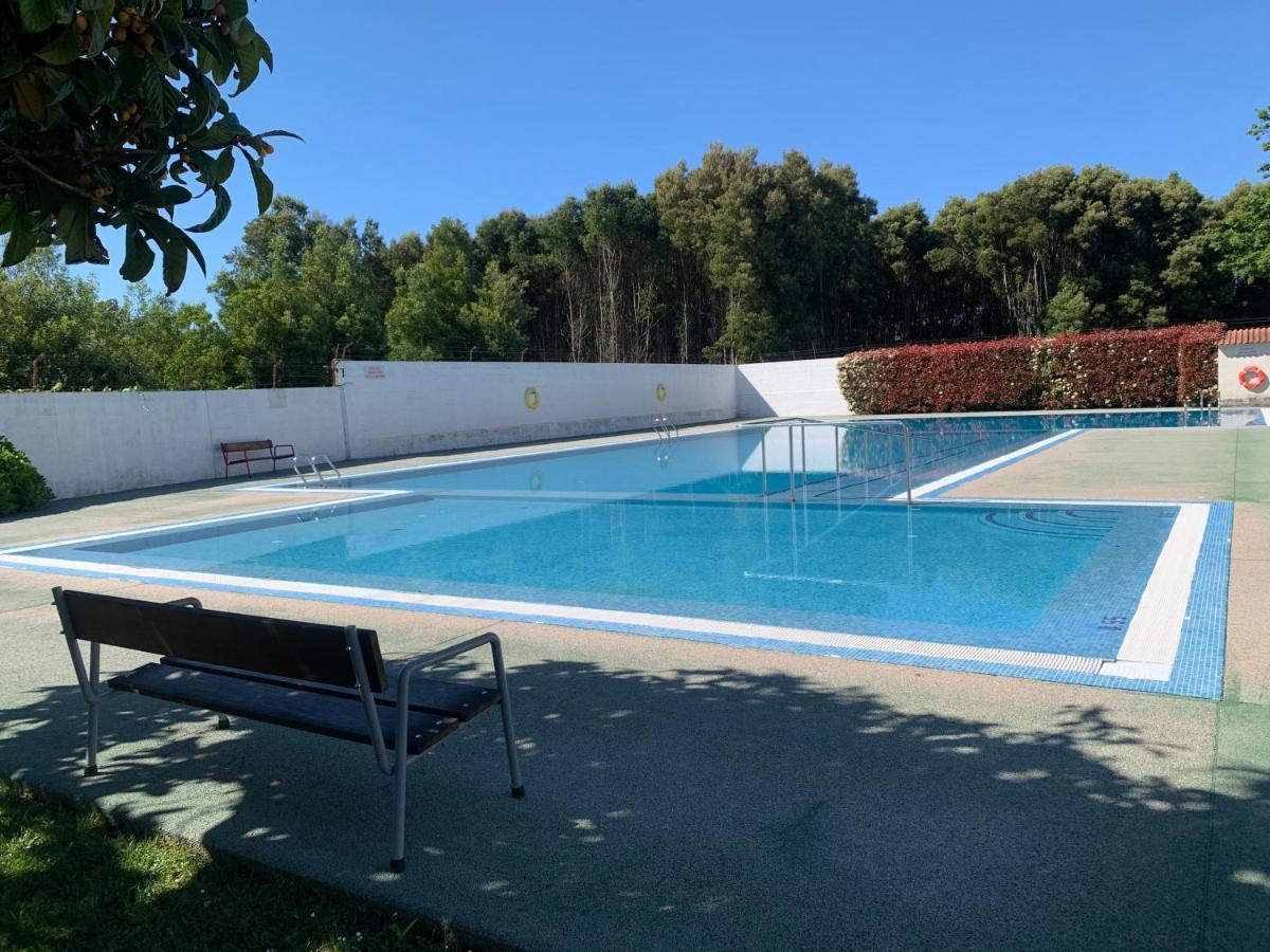 Urbanizacion Con Piscina Arnelas Sanxenxo Esterno foto